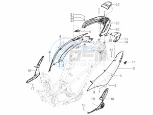 MP3 300 YOURBAN LT RL-SPORT NOABS E4 (EMEA) drawing Side cover - Spoiler