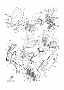 CZD300D-A XMAX 300 TECH MAX (BMK2) drawing WINDSHIELD