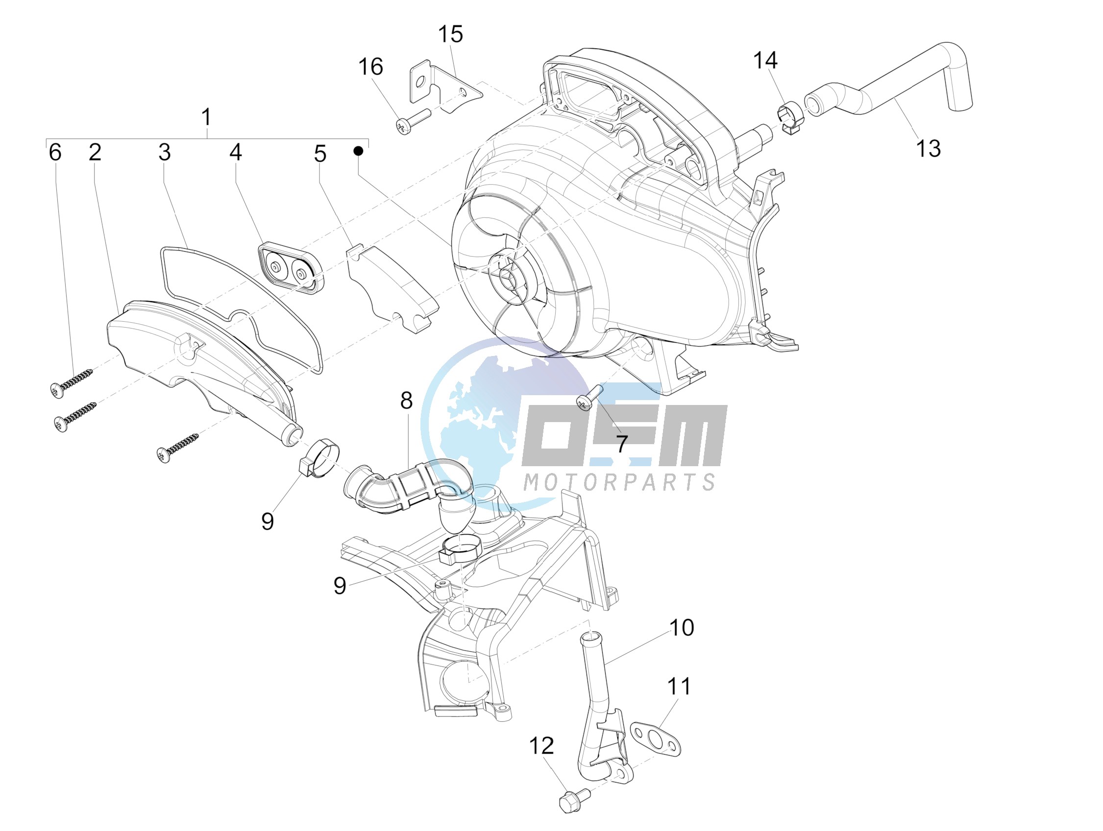 Secondary air box