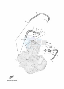 YXE850EN YX85EPAL (BAN6) drawing WATER PUMP