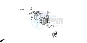 NSR50F drawing BATTERY