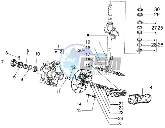 Steering column - Disc brake