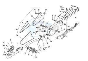 ELEPHANT 900 drawing EXHAUST SYSTEM