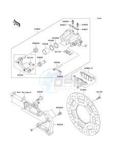 VN 1600 A [VULCAN 1600 CLASSIC] (A6F-A8FA) A7FA drawing REAR BRAKE