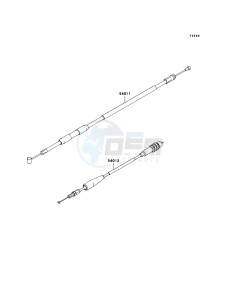 KX250 KX250R7F EU drawing Cables