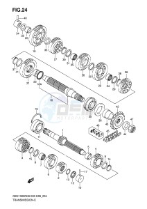 GSX1300R (E3-E28) Hayabusa drawing TRANSMISSION