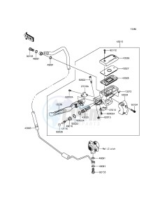 VULCAN_1700_VOYAGER_ABS VN1700BEF GB XX (EU ME A(FRICA) drawing Clutch Master Cylinder