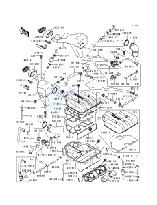 ZX 600 E [NINJA ZX-6] (E4-E6) [NINJA ZX-6] drawing AIR CLEANER