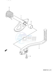 AD50 (E41) drawing KICK STARTER