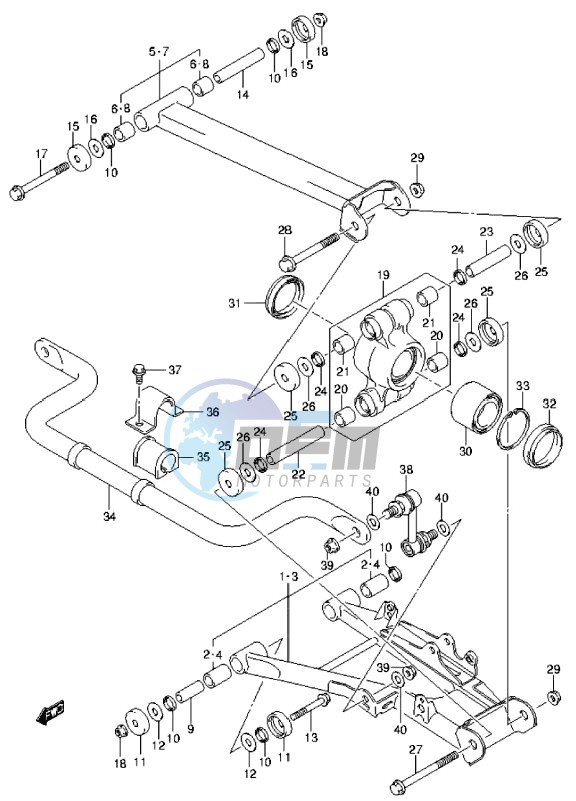 REAR SUSPENSION ARM