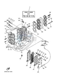 60F drawing CYLINDER--CRANKCASE