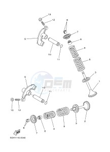 YFM450FWA YFM450DF GRIZZLY 450 IRS (1CUR) drawing VALVE