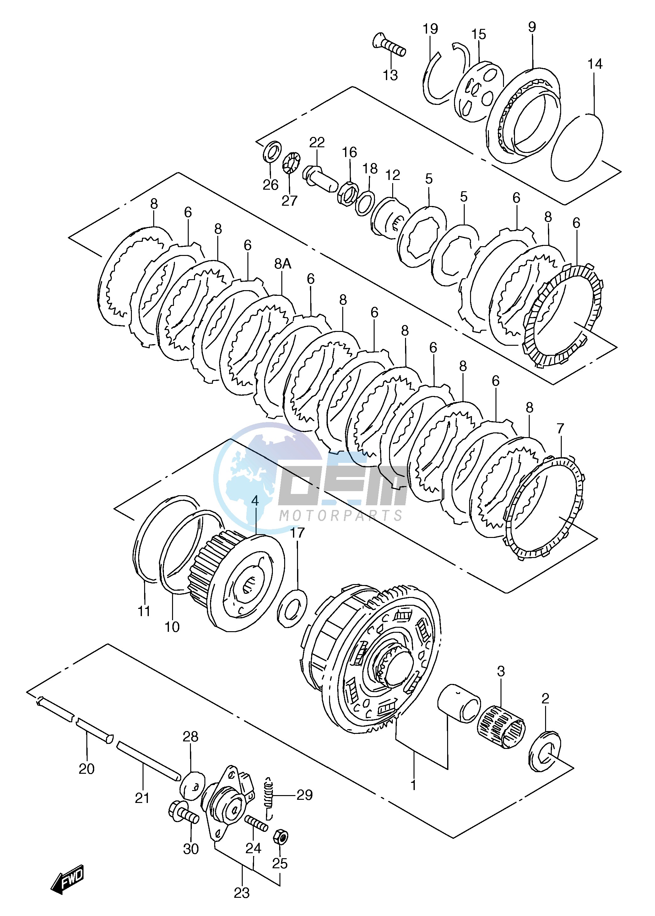 CLUTCH (MODEL V W)