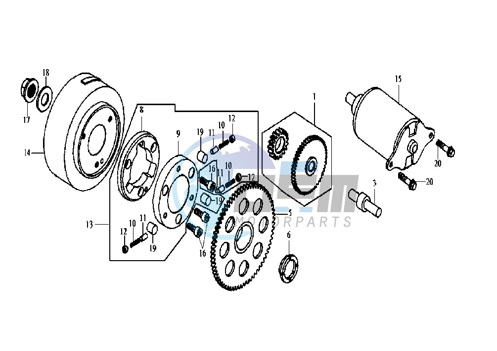 STARTING MOTOR