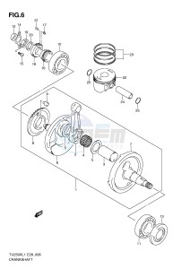 TU250X (E28) drawing CRANKSHAFT