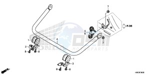 TRX500FM5H Europe Direct - (ED) drawing STABILIZER