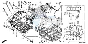 CBR1000S1 2ED - (2ED) drawing CRANKCASE