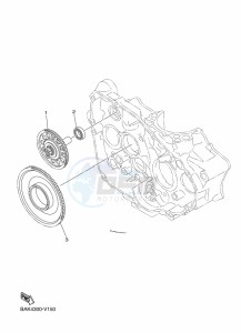 WR250F (BAK4) drawing STARTER CLUTCH