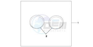 CBF600N9 Europe Direct - (ED / 25K) drawing METER RING