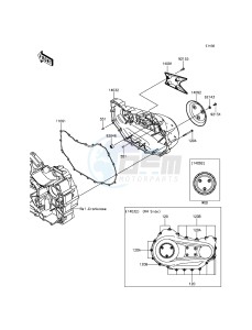 VULCAN 1700 NOMAD ABS VN1700DGF GB XX (EU ME A(FRICA) drawing Right Engine Cover(s)