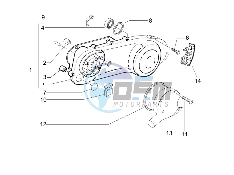 Crankcase cover - Crankcase cooling