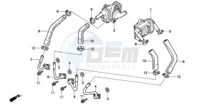 CB1000F drawing AIR SUCTION VALVE