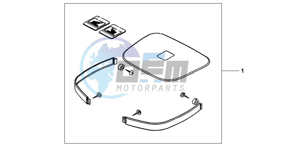 TOP BOX PANEL KIT