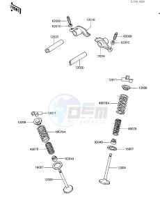 KLT 160 A [KLT160] (A1) [KLT160] drawing ROCKER ARMS_VALVES