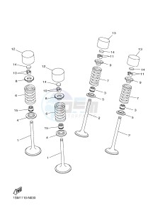 YZ250F (1SME 1SMJ 1SMK 1SML) drawing VALVE