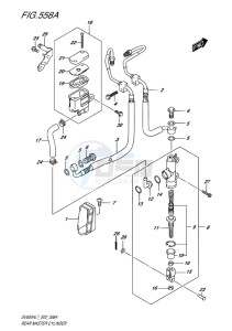 SV650 ABS EU drawing REAR MASTER CYLINDER