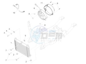 Eldorado 1400 1380 (EMEA, APAC) drawing Oil radiator