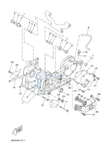 VP250 (5B2B 5B2B 5B2B 5B2B) drawing CRANKCASE