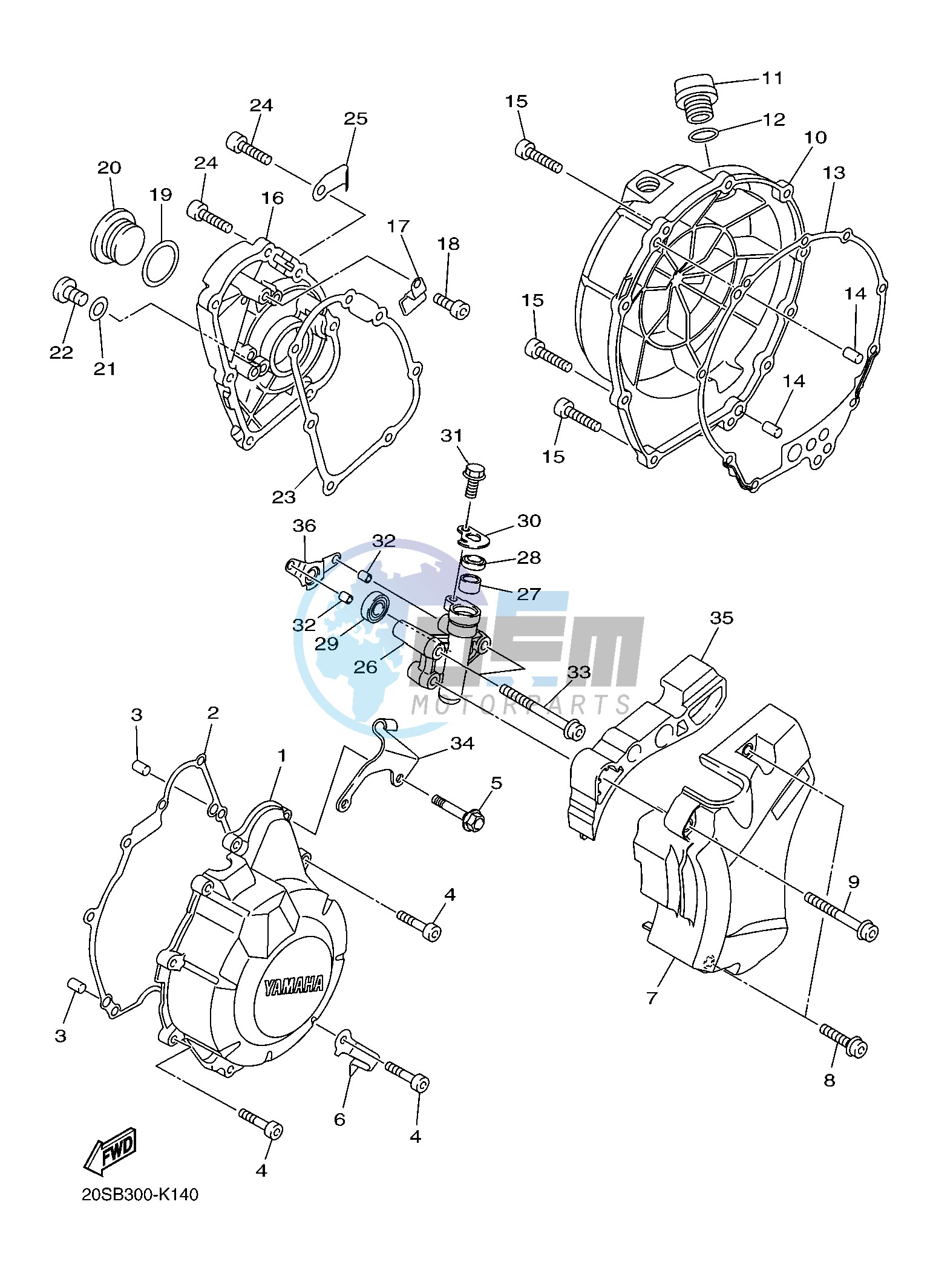 CRANKCASE COVER 1