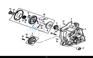 SYMPHONY CARGO 50 (AY05W7-EU) (L7-M0) drawing R CRANK CASE-OIL PUMP ASSY