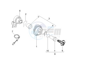 Liberty 125 4t Sport e3 (UK) UK drawing Locks