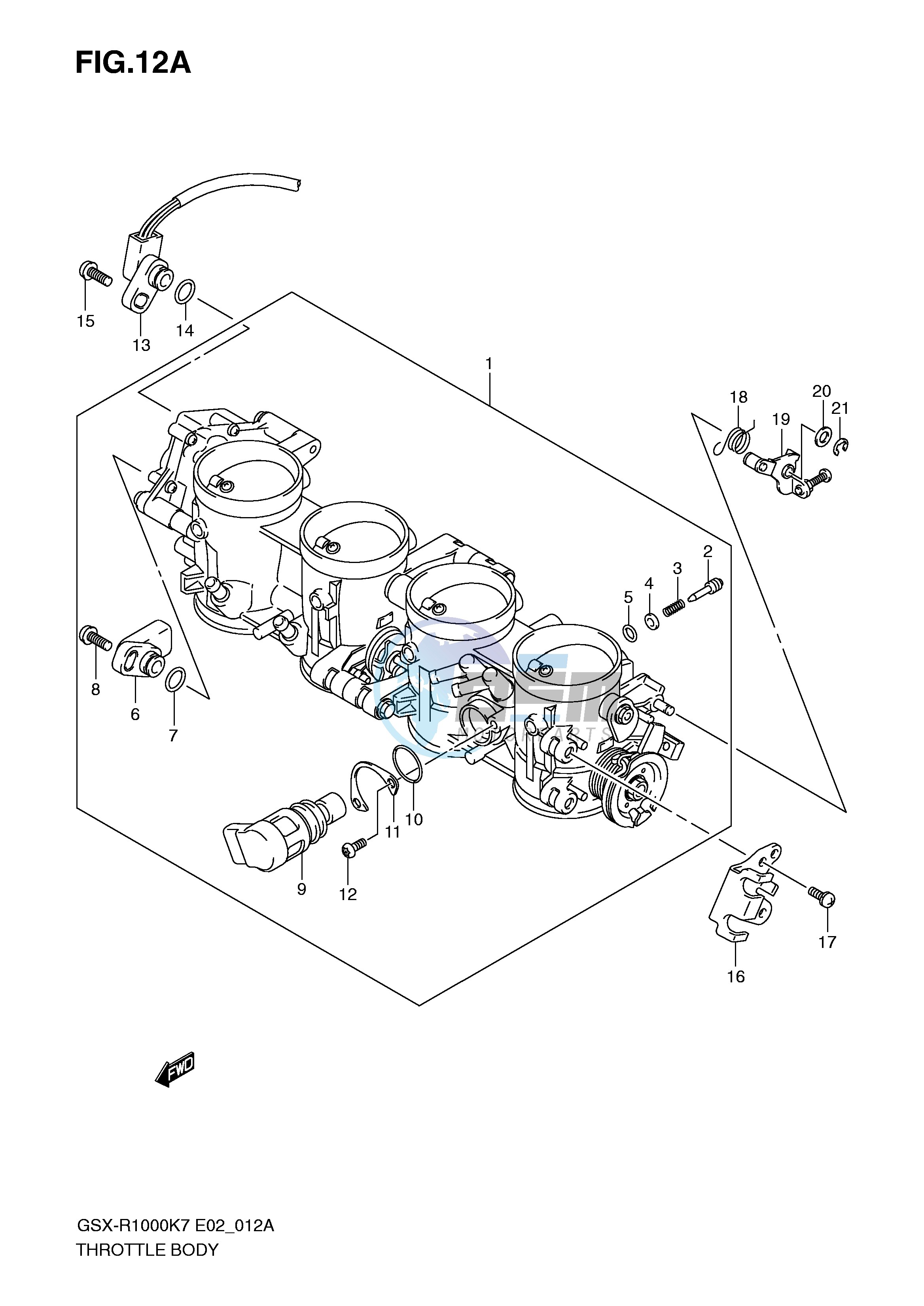 THROTTLE BODY (MODEL K8)