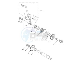 YZ 85 drawing STARTER