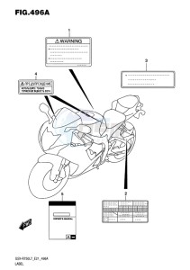 GSX-R750 EU drawing LABEL