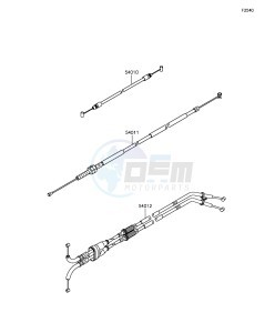 NINJA ZX-10R ABS ZX1000SGFA XX (EU ME A(FRICA) drawing Cables