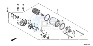 NC700XD NC700X 2ED drawing STARTING MOTOR