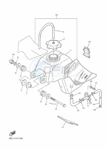 PW50 (BSL3) drawing FUEL TANK