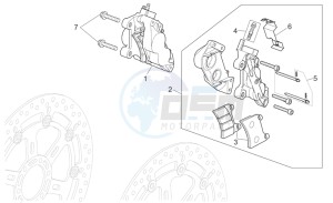 Griso V IE 1100 drawing Front brake caliper