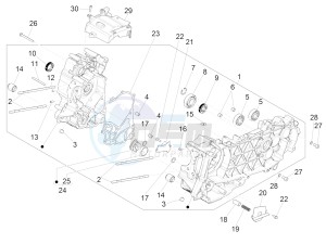 GTS 150 4T 3V IE ABS E4 (EMEA) drawing Crankcase