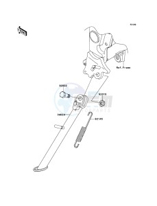 NINJA_250R EX250K9FA GB XX (EU ME A(FRICA) drawing Stand(s)