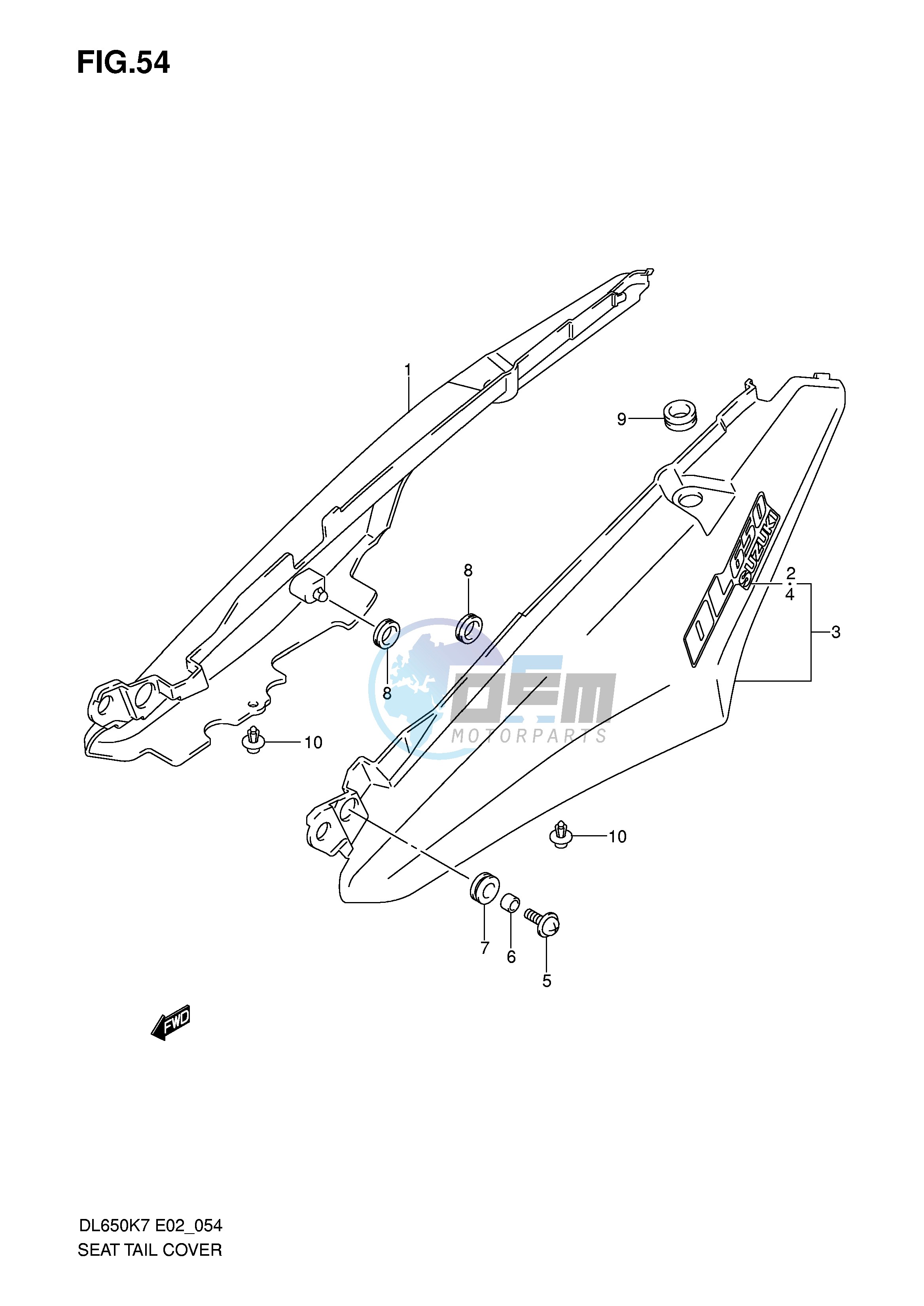 SEAT TAIL COVER (MODEL K7)