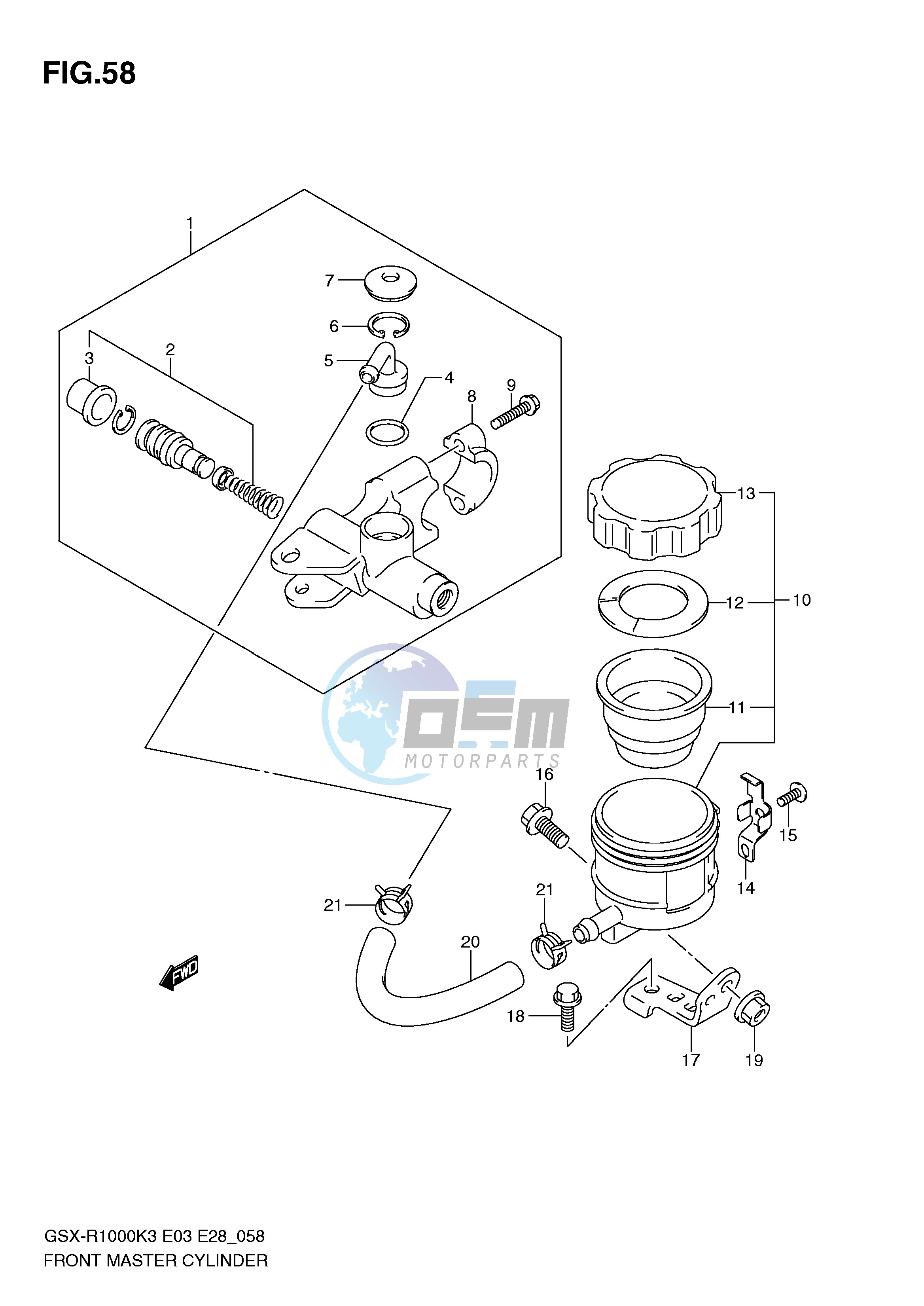 FRONT MASTER CYLINDER