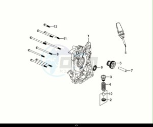 MIO 50I (FS05W2-EU) (E5) (M1) drawing R. CRANK CASE COVER