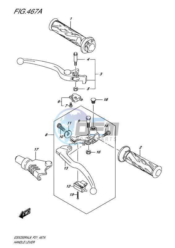 HANDLE LEVER