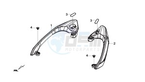 GTS 300i ABS drawing GRIP BAR  L / R