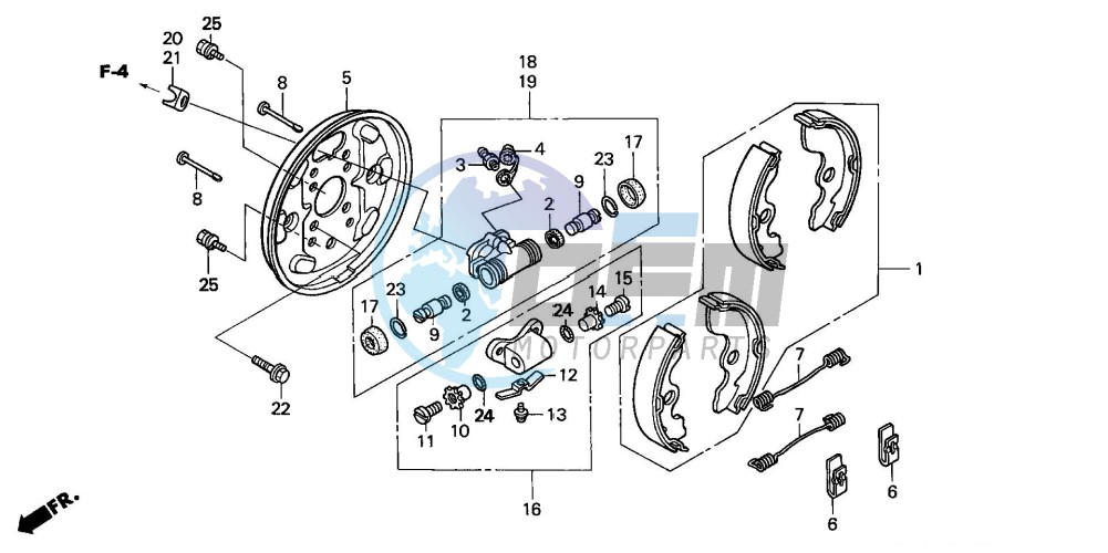 FRONT BRAKE PANEL